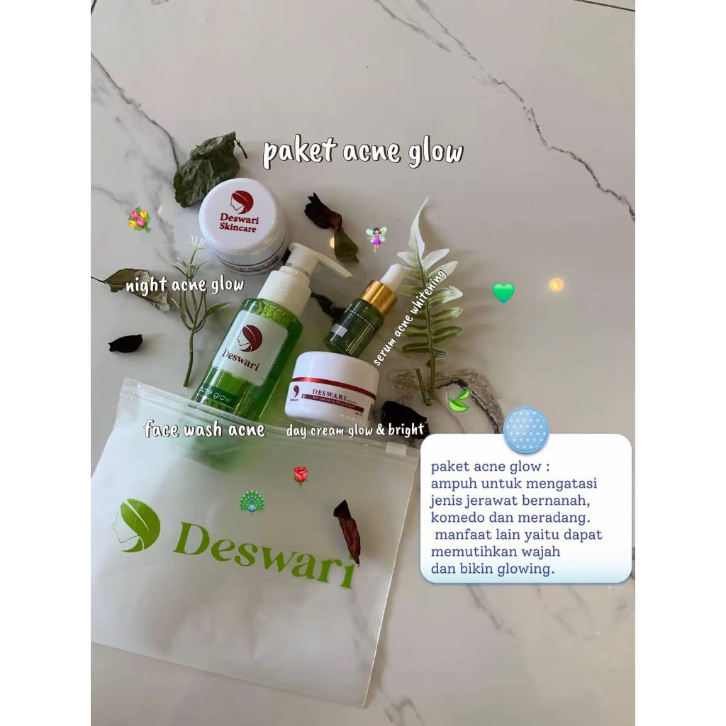 PAKET JERAWAT DESWARI SKINCARE/ PAKET ACNE DESWARI SKINCARE