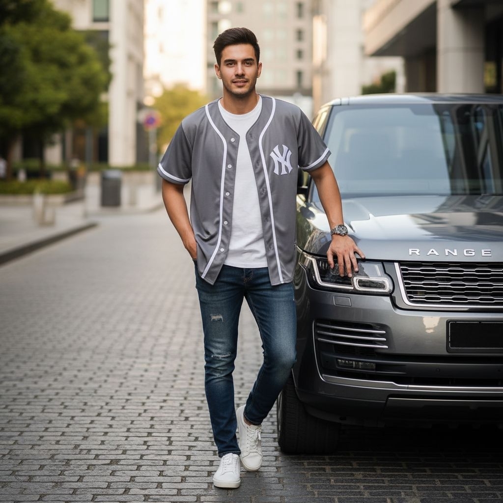 Baju Baseball Jersey Baseball Pria & Wanita