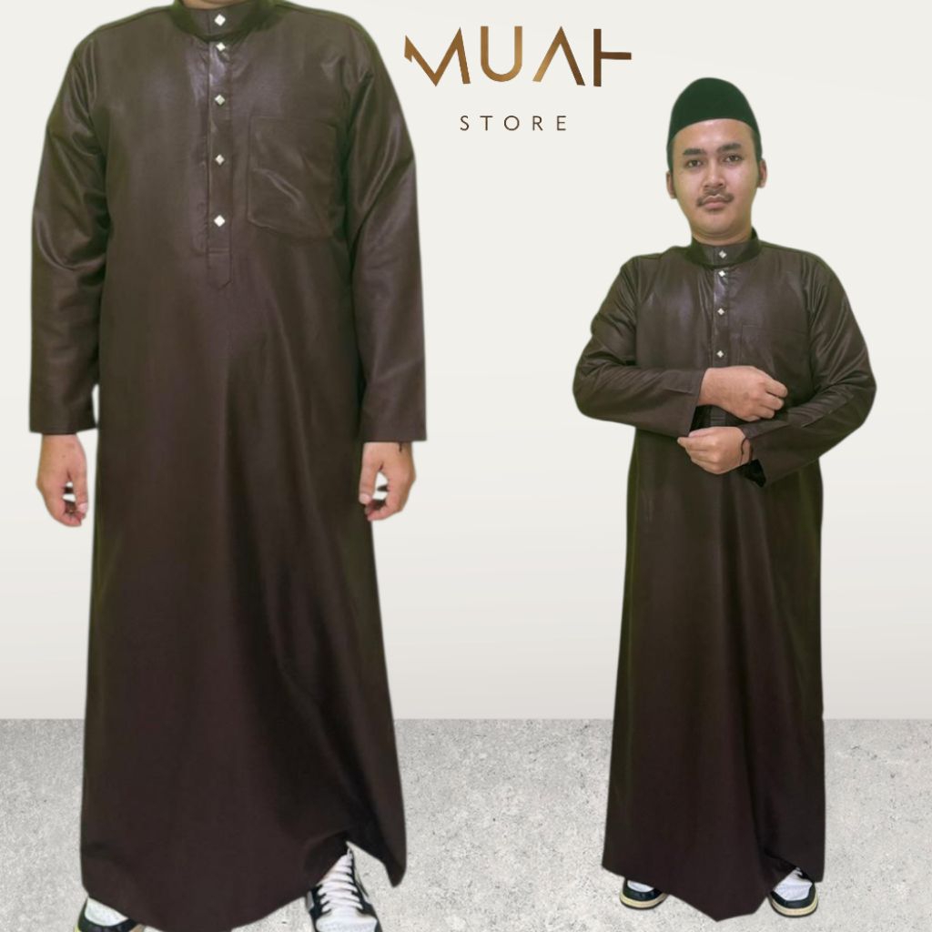 MUAHstore JUBAH POlYESTER jubah sultan jubah alharomain gamis sultan gamis pria