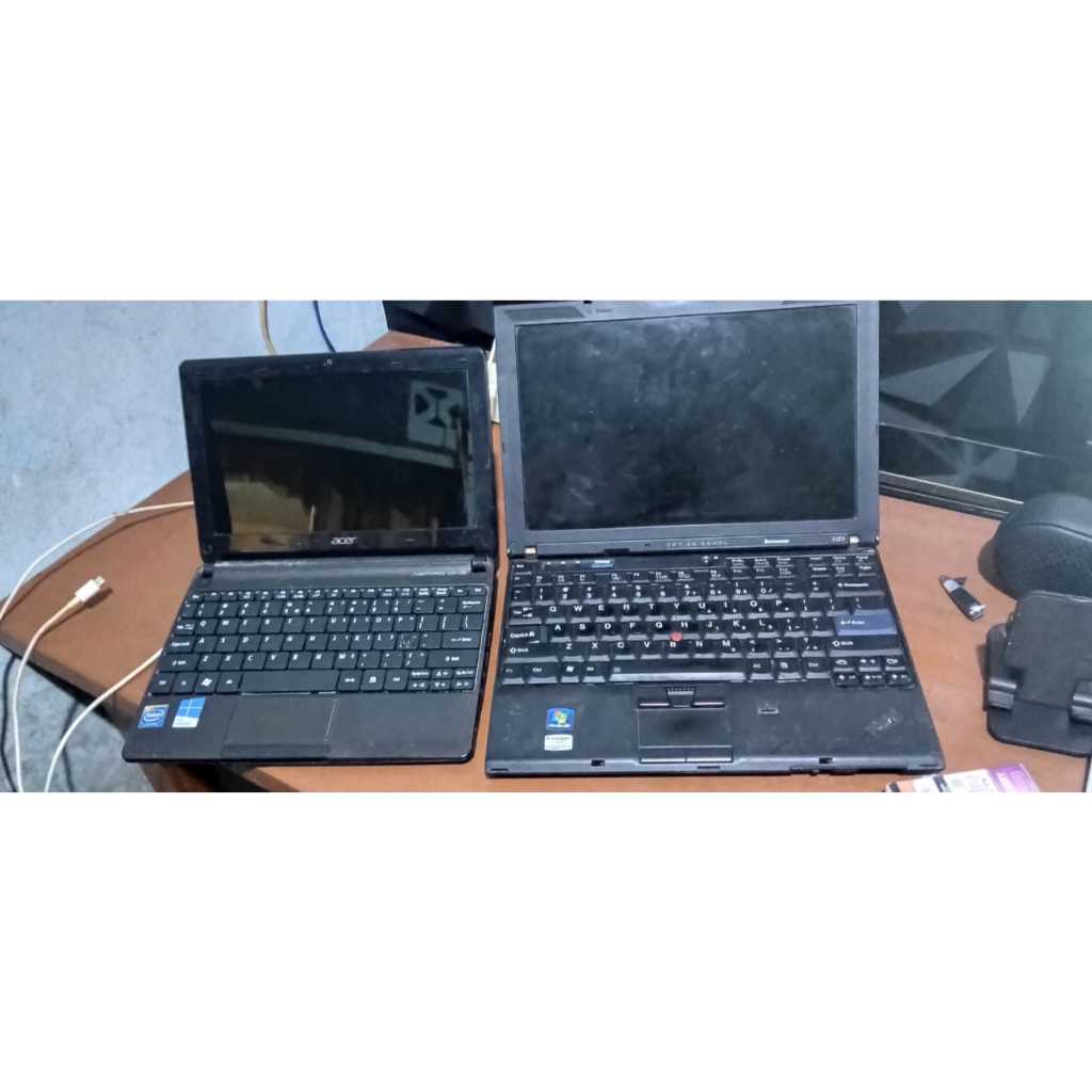 Laptop acer & lenovo matot di jual rugi ajah  2 barang