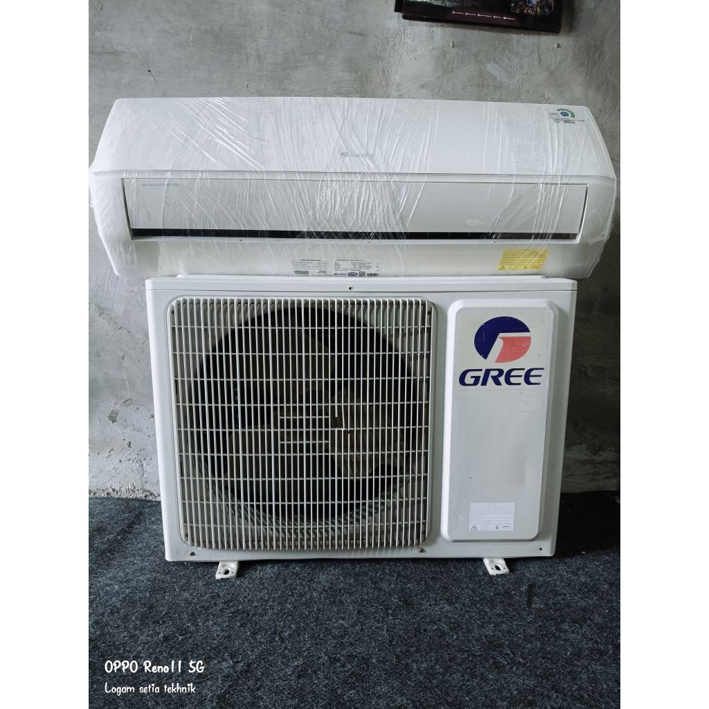 PROMO AC SECOND 2PK MERK GREE R32 IN-OUT ORI 100% KWALITAS TERPERCAYA FREE ONGKIR