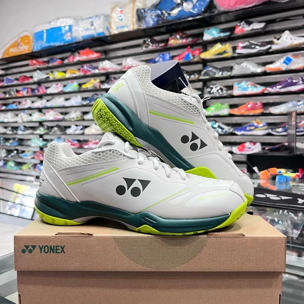 New Sepatu Badminton Yonex SHB 65 / SHB65 X3 White Lime