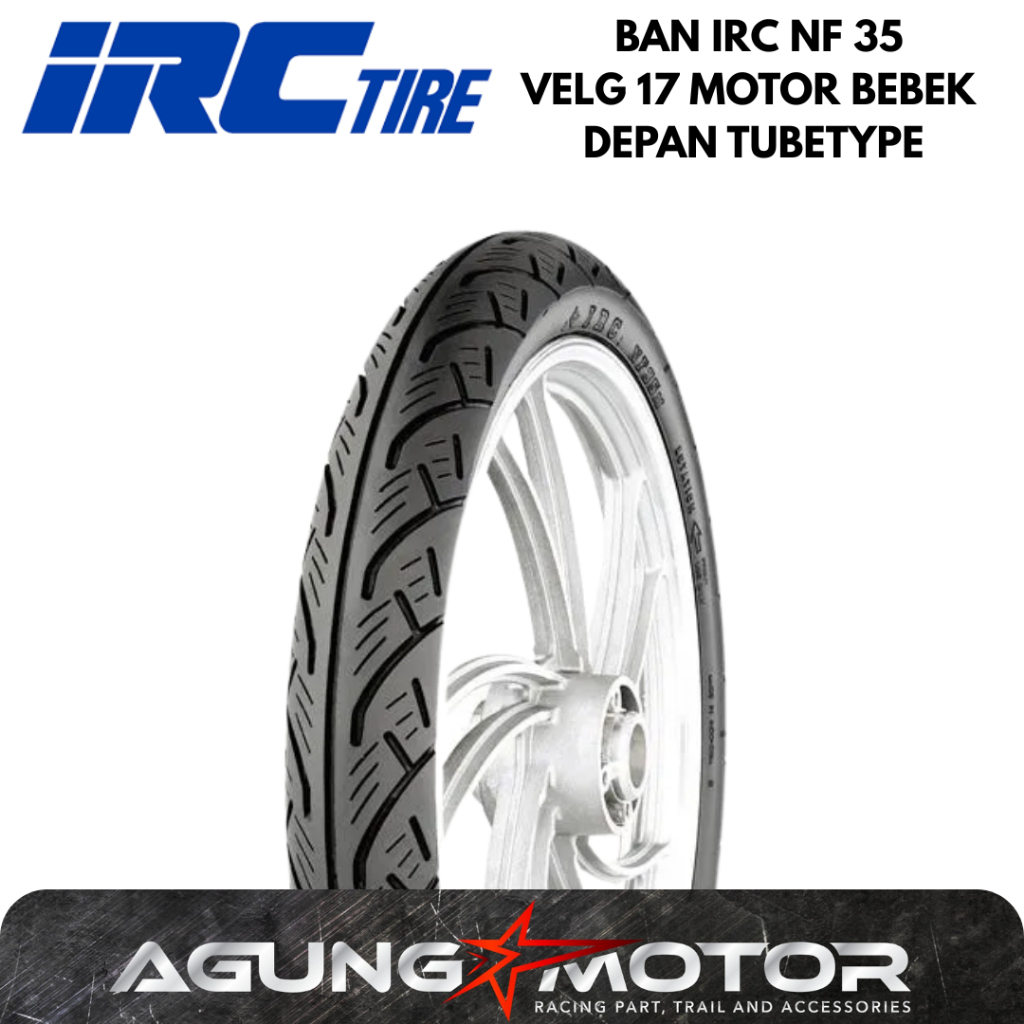 Ban IRC NF35 70/90-17 Ban Depan Motor Bebek Tubetype