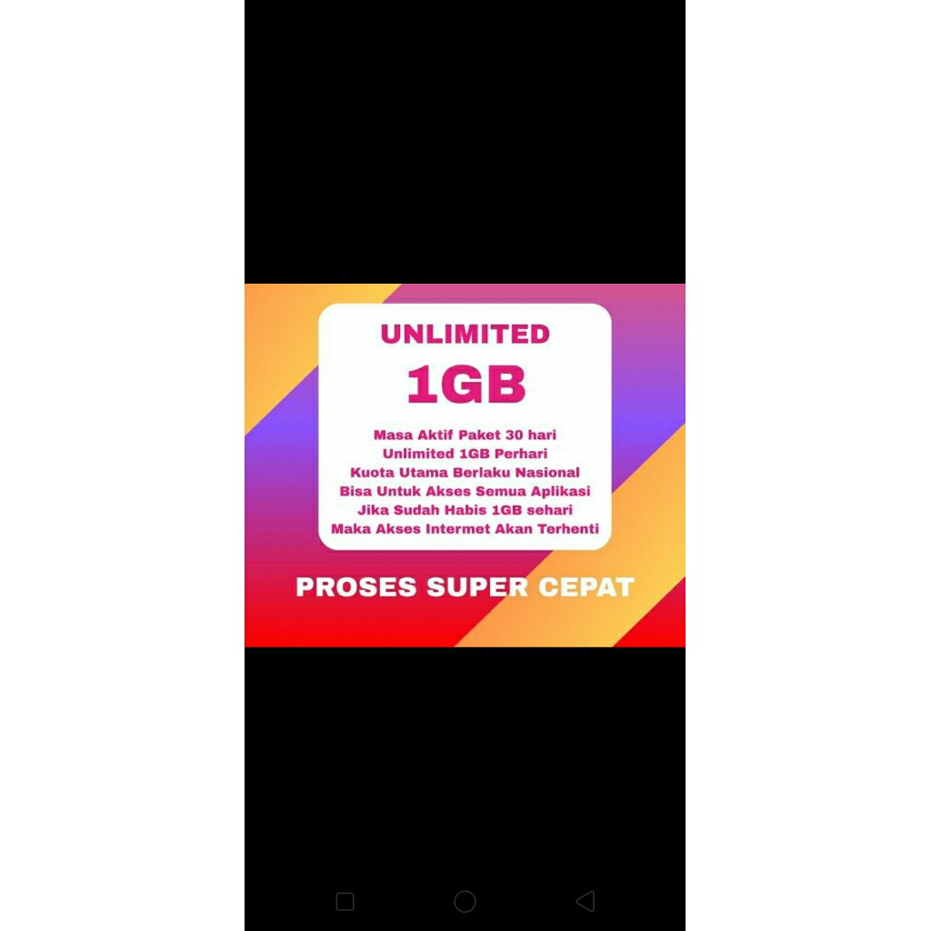paket data tri three kuota 1 gb
