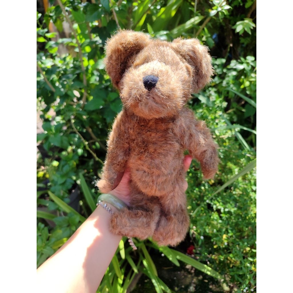boneka vintage klasik teddy coklat sendi putaroriginal the boyds