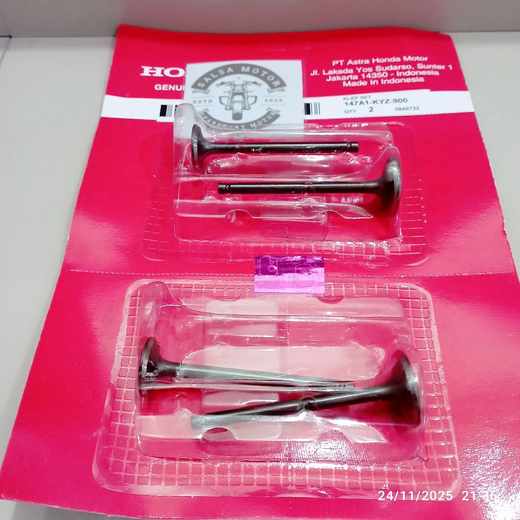 Payung Klep Set + Seal Klep Supra X 125 Fi Helm in Blade 125 Fi New