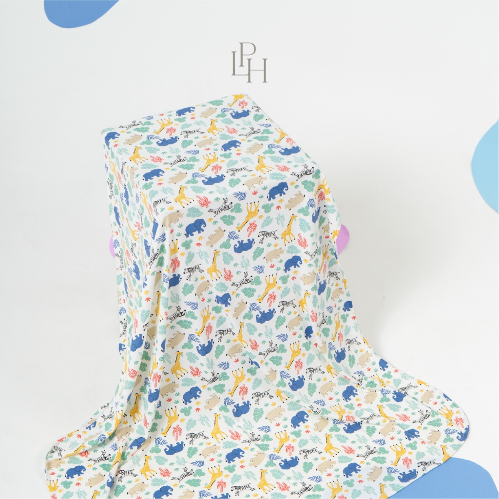 Little Palmerhaus Little Wear Basic Swaddle | Bedong Bayi | Selimut Bayi | Bedong Little Palmerhaus