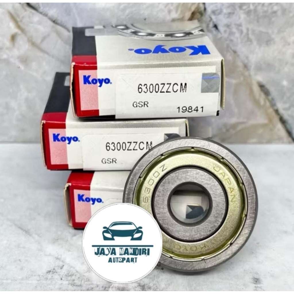 BEARING 6300 ZZ KOYO TUTUP BESI 6300ZZ KOYO