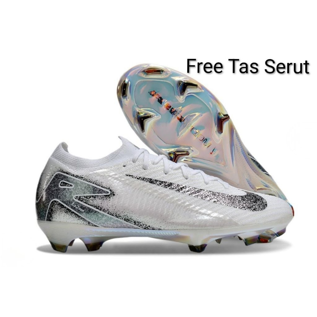 Sepatu Bola Vapor 16 Mercurial Air Zoom White Black