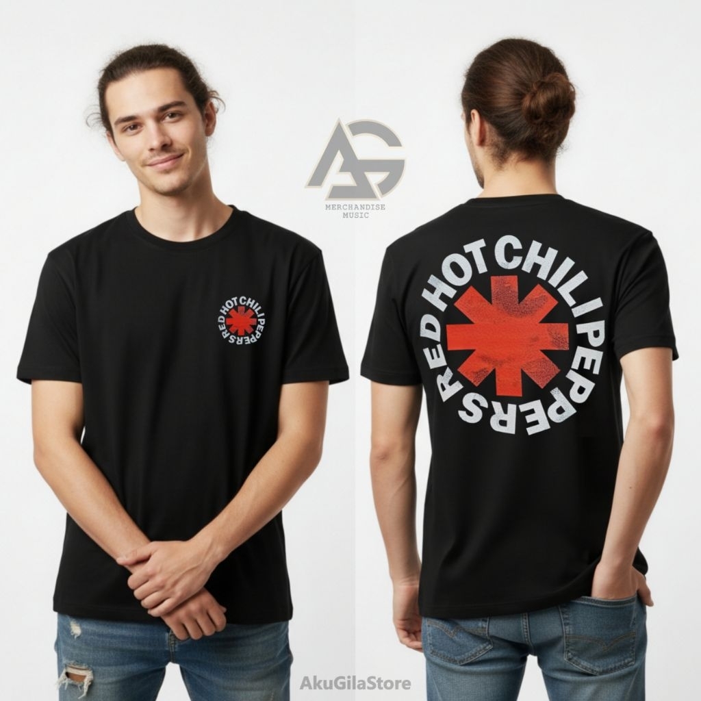 IMMORTAL - RHCP - RED HOT CHILI PAPPERS - KAOS BAND MUSIC - T-SHIRT ORIGINAL