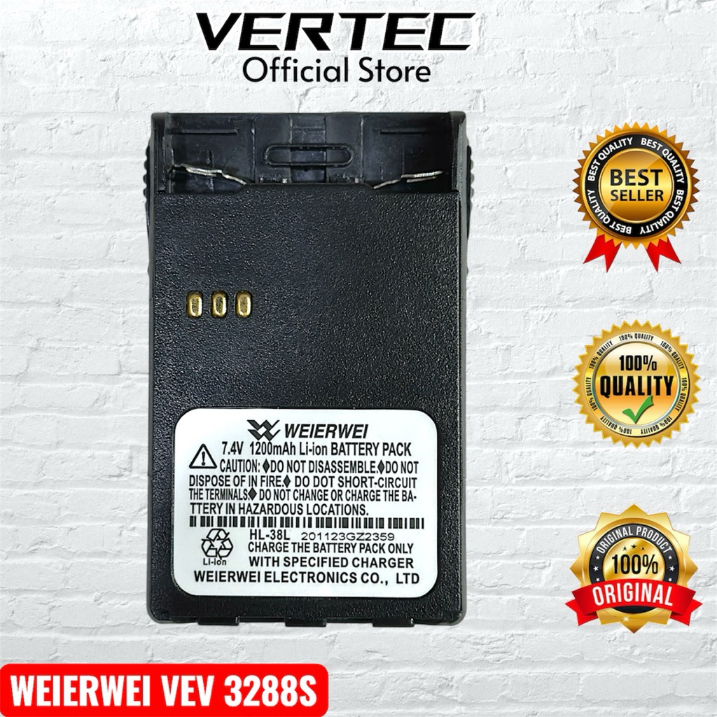 Baterai HT Weierwei VEV 3288 3188 V16 3288S 3288D HL-38L Compatible Teno TN322 Firstcom FC77 FC-77 0
