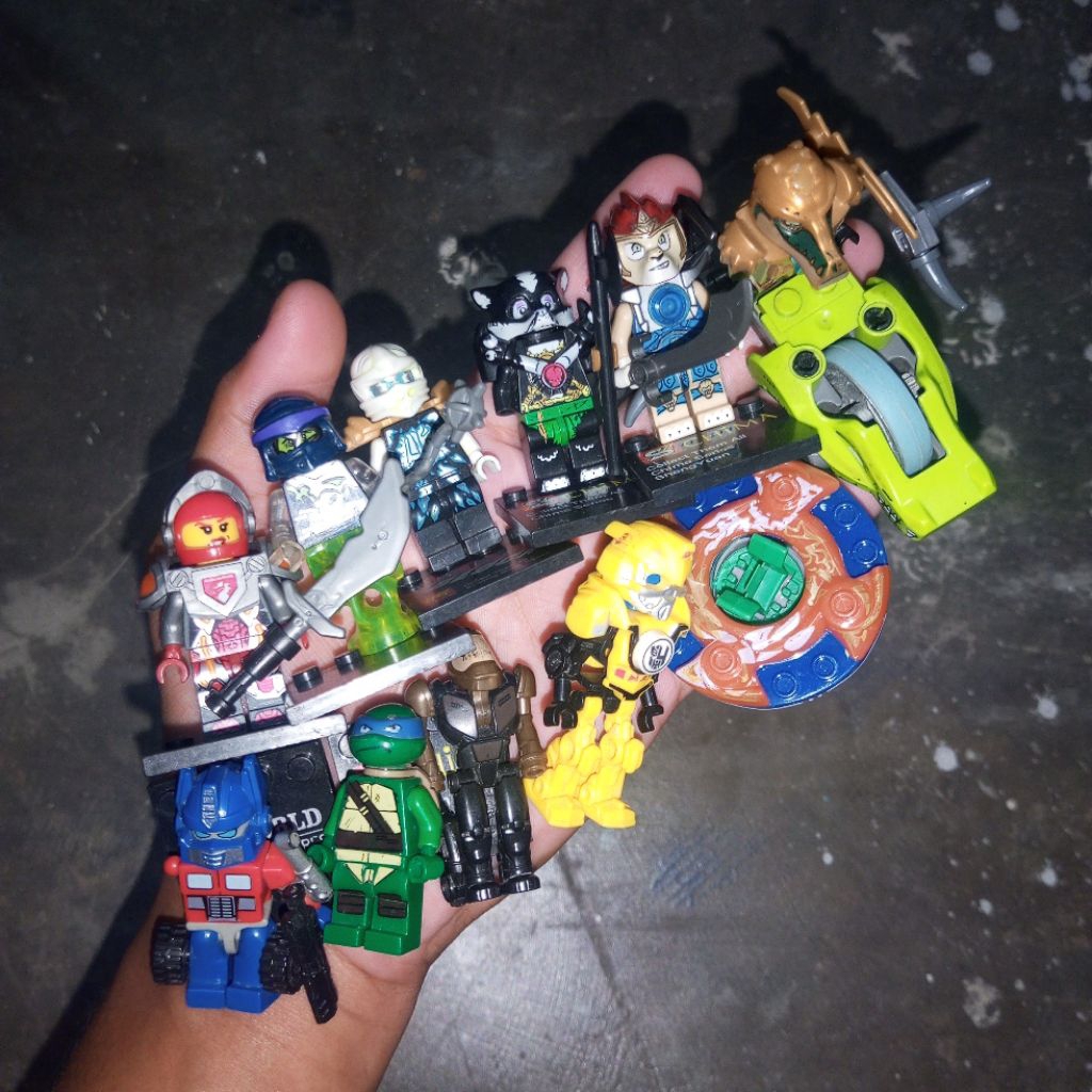 take all lego minifigure non ori | chima, ninjago, nexo knight, transformers, tmnt