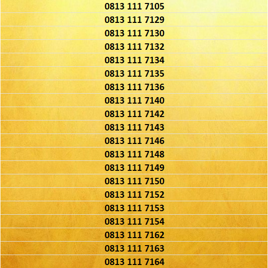 Nomor Cantik Simpati 11 Digit Murah Meriah Part 1