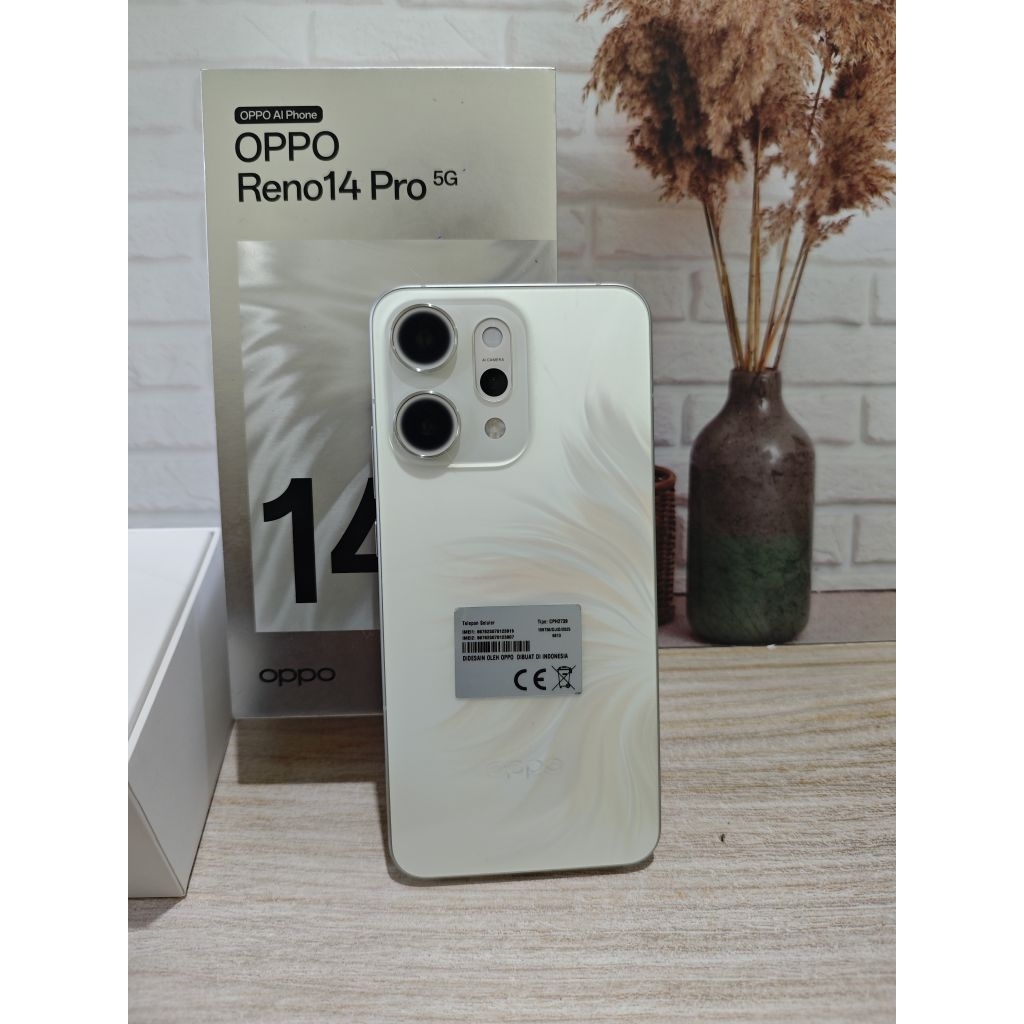 Oppo reno 14 pro 5g 12/512 garansi resmi second like new