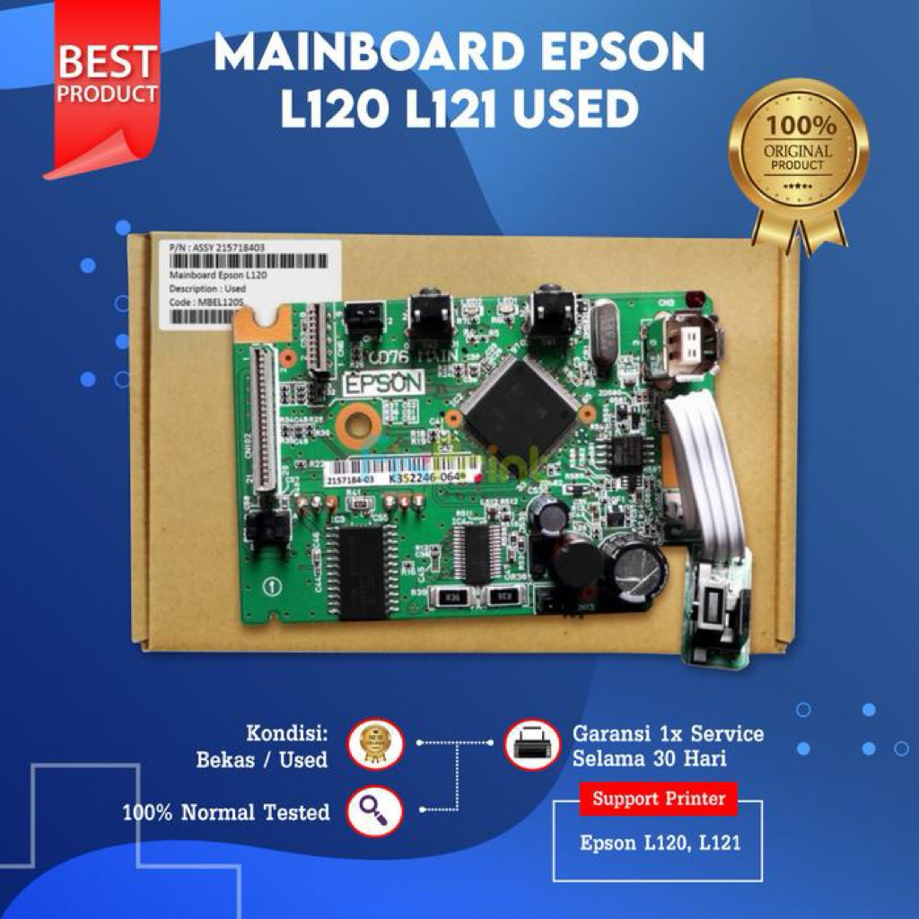 Mainboard Printer L120 / L120 Cabutan Printer | Normal | Second Like New