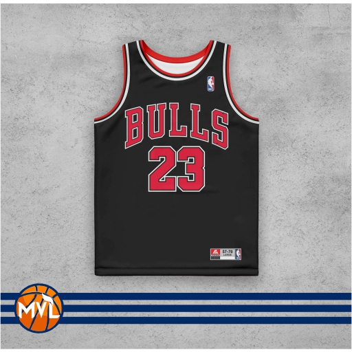 big sale [terlaris] jersey basket nba michael jordan #23 chicago bulls hitam - putih - merah