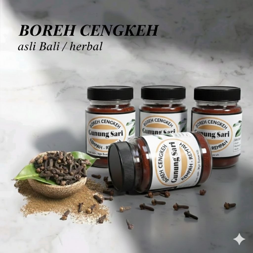 Boreh cengkeh gunung sari asli bali 200ml