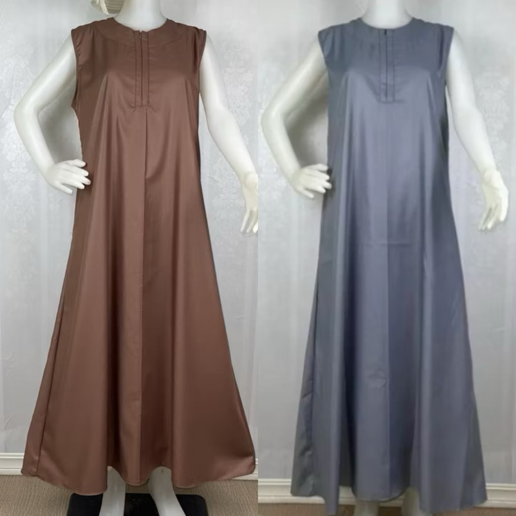INNER DRESS TOYOBO TANPA LENGAN/GAMIS POLOS/GAMIS TOYOBO TANPA LENGAN (BUMIL BUSUI) SIZE S M L XL XX