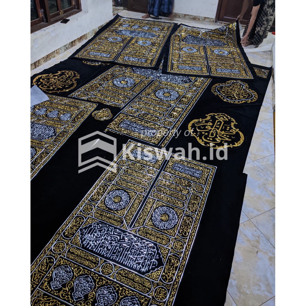 Kain Kiswah Ka'bah Replika Premium Grade Handmade Kualitas Ekspor