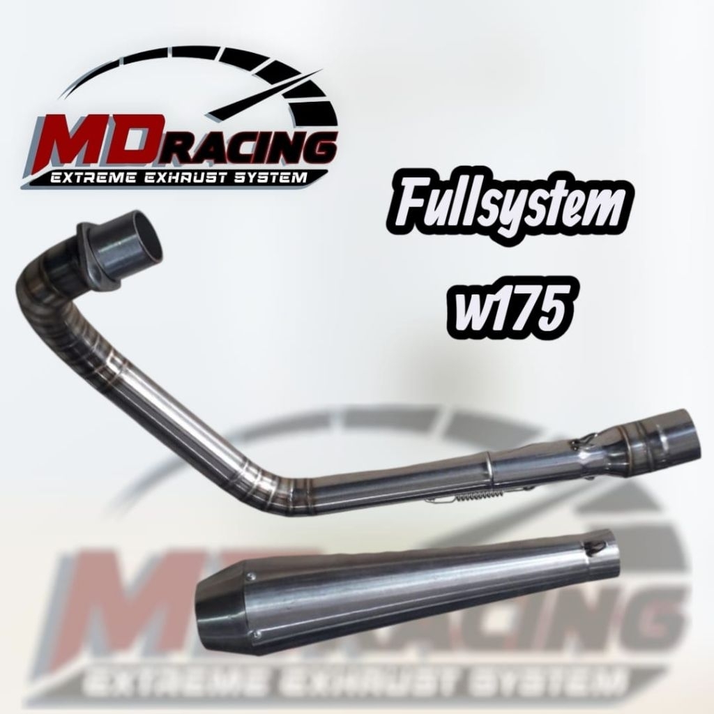 KNALPOT RACING FULLSYSTEM KAWASAKI W175