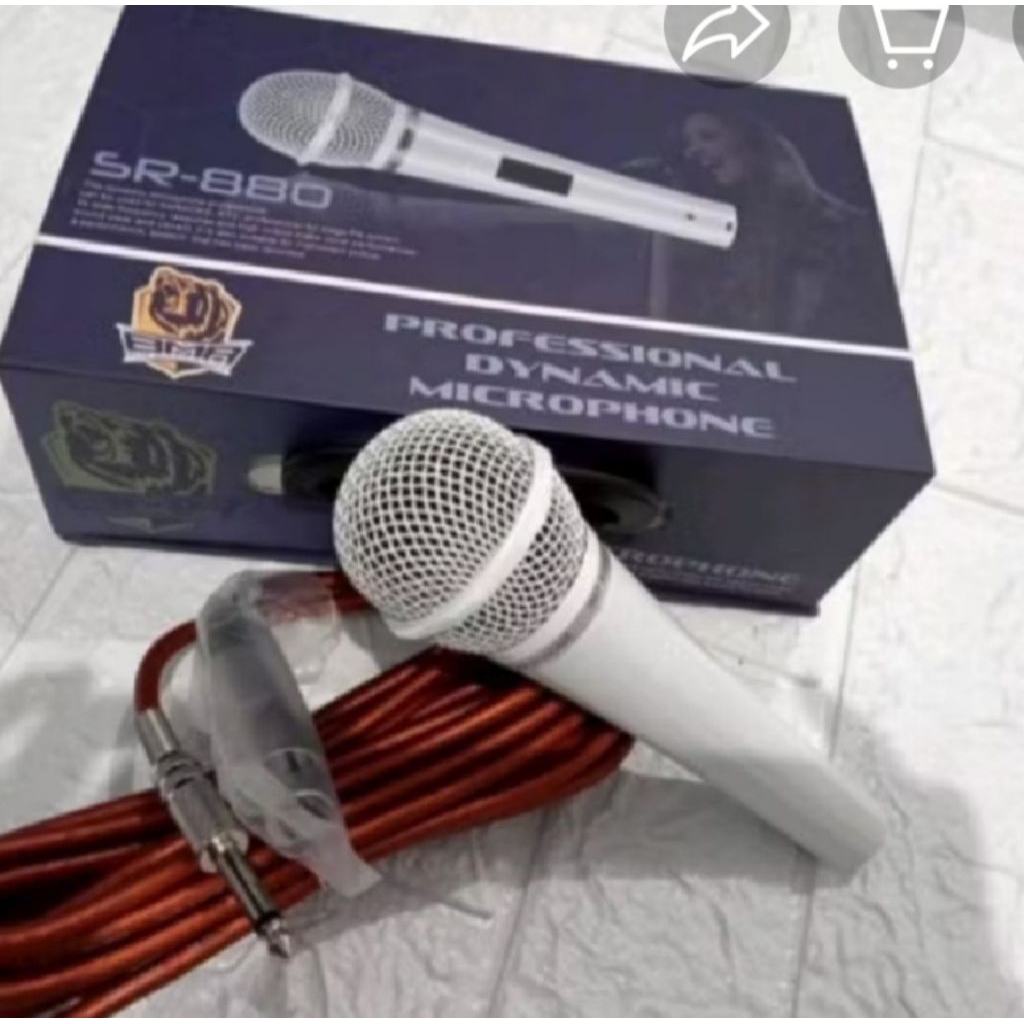 MIC MICROPHONE BMA SR880 PROFESIONAL DYNAMIC MIKSR-880SR 880MicrophoneBMA SR880bma original sr880