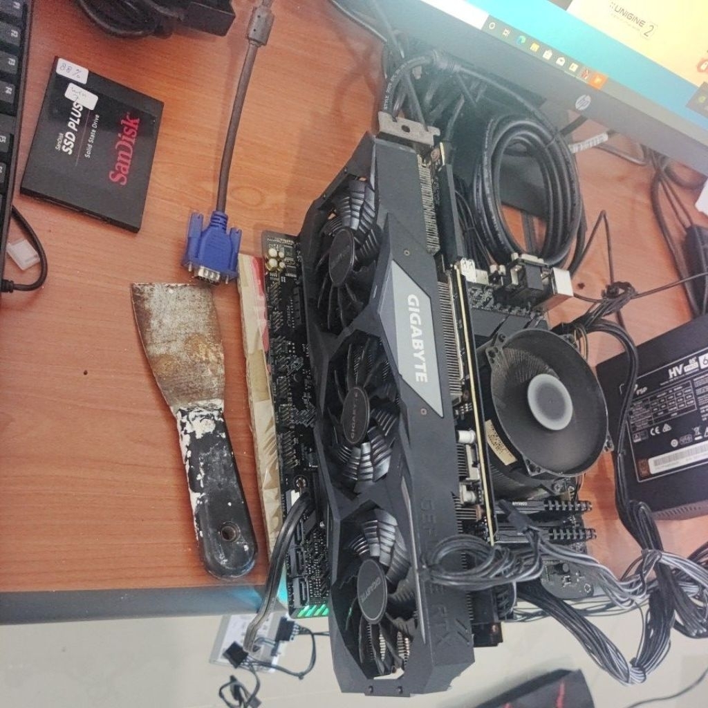 VGA Gigabyte rtx2070 super 8gb 256bit ddr6