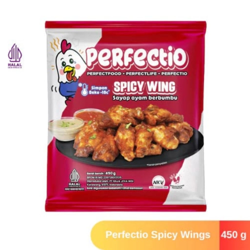 Perfectio Spicy Wings 450 gram