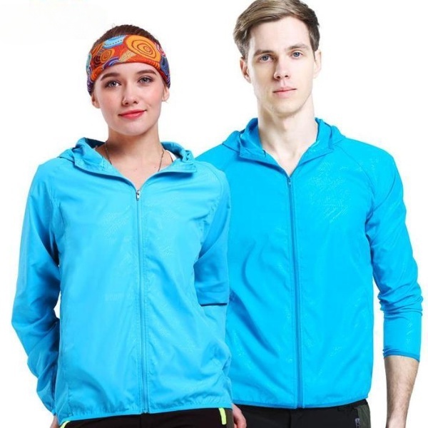 The North Faace - Jaket Anti Uv Tahan Air Windproof Coat Jaket Running / Hiking/ Sepeda