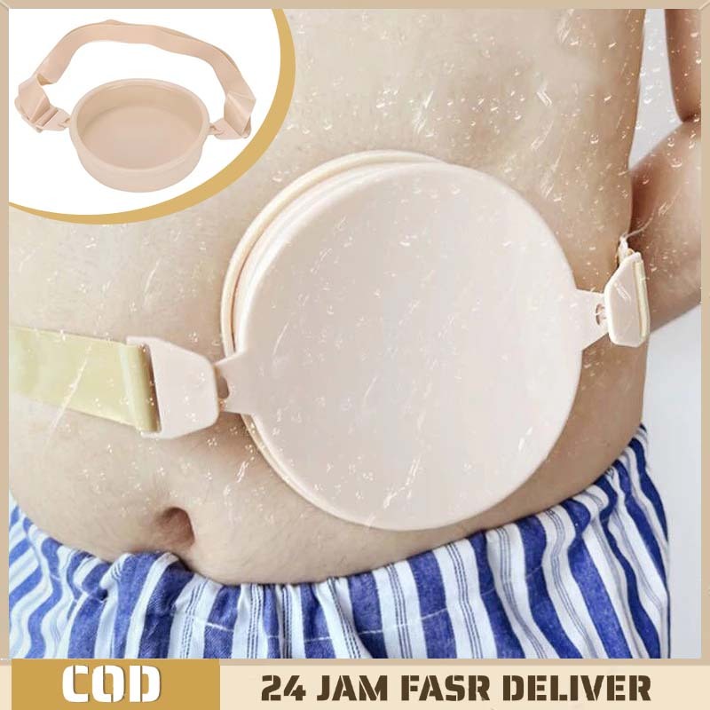 Penutup Stoma Tahan Air Pelindung Mandi Ostomi Adjustable Cover Bag Kolostomi Aksesori Mandi Stoma P