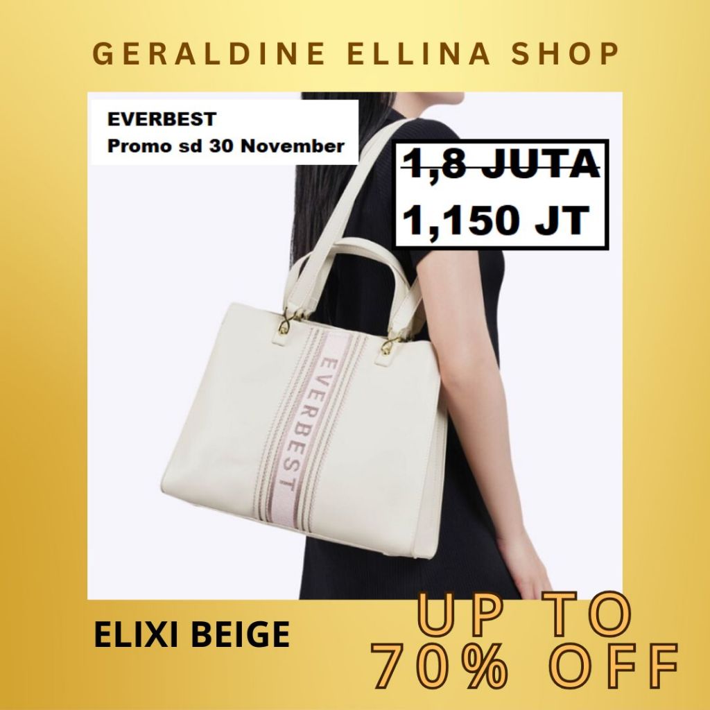 Tas selempang wanita Everbest original sale seri ELIXI