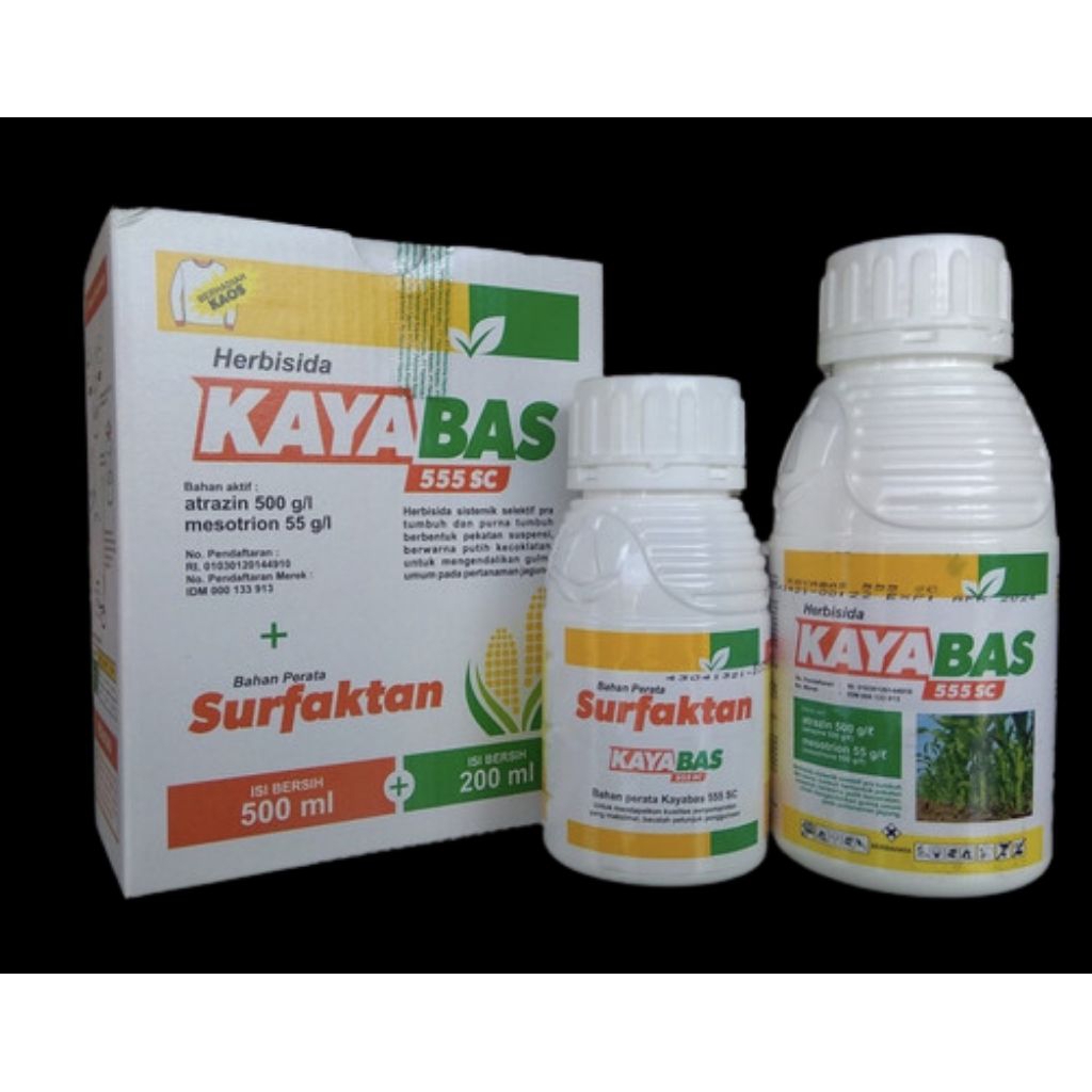 KAYABAS HERBISIDA 555SC 500ML-200ML/OBAT RUMPUT JAGUNG