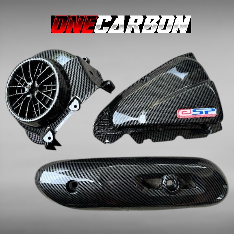 PAKET 3 PCS CARBON SCOOPY ESP 2016-2020 3 PCS paket carbon scoopy esp / Scoopy carbon paketan / pake
