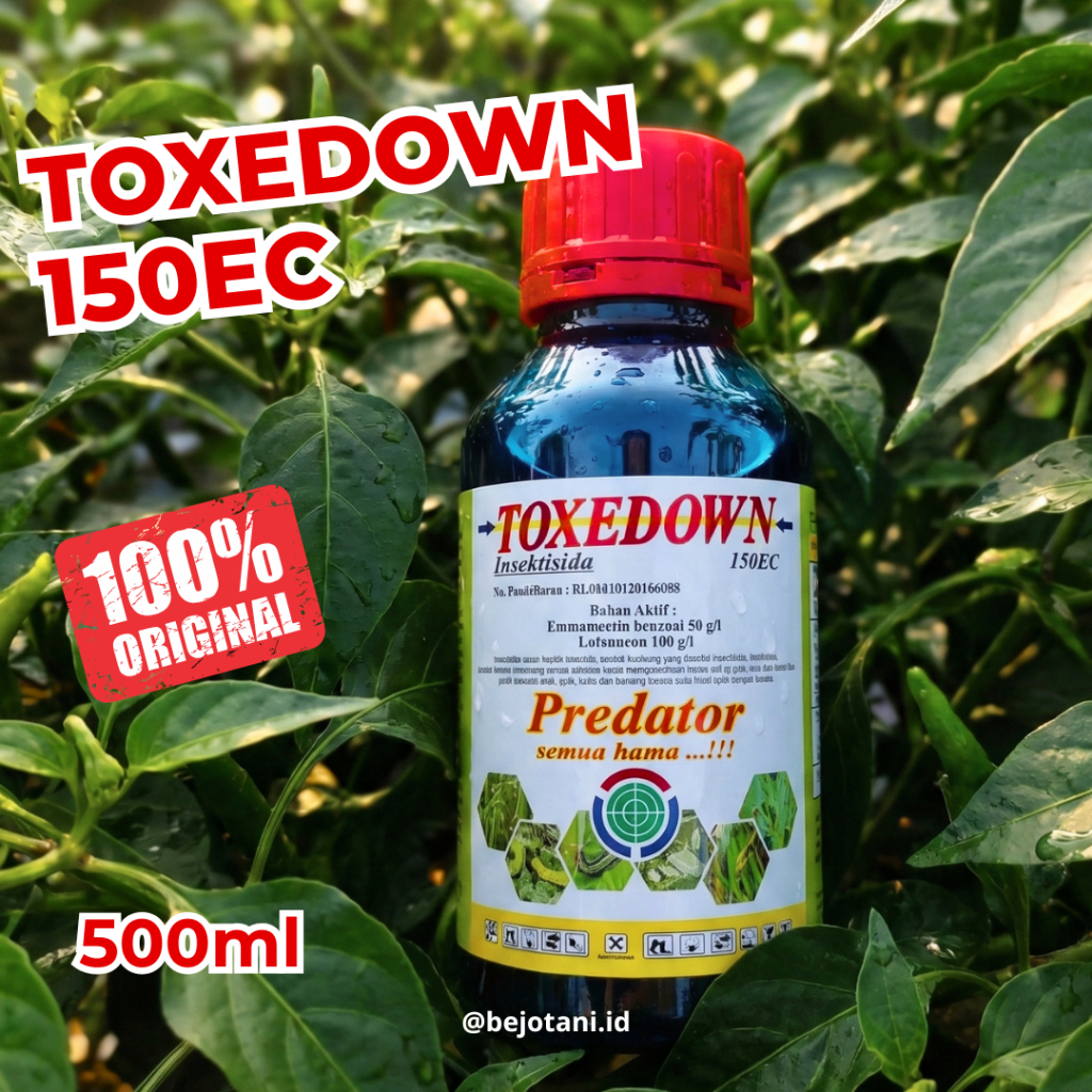 TOXEDOWN 150EC 500ml Insektisida Kontak Original Bahan Aktif Ganda Efektif Untuk Mengendalikan Hama