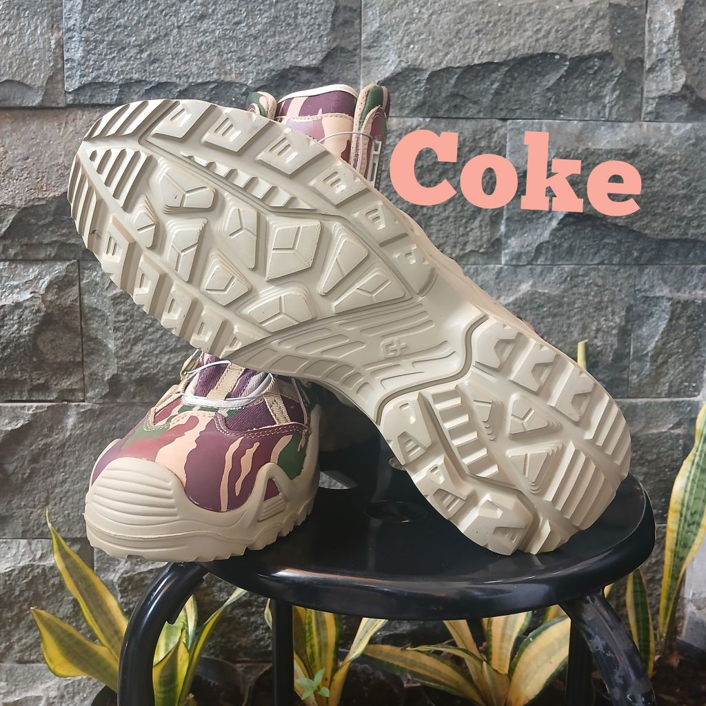 Sepatu PDL Jatah Kopassus Original Sepatu Tactical Pdl Tali Putar Kopassus Cartenz+