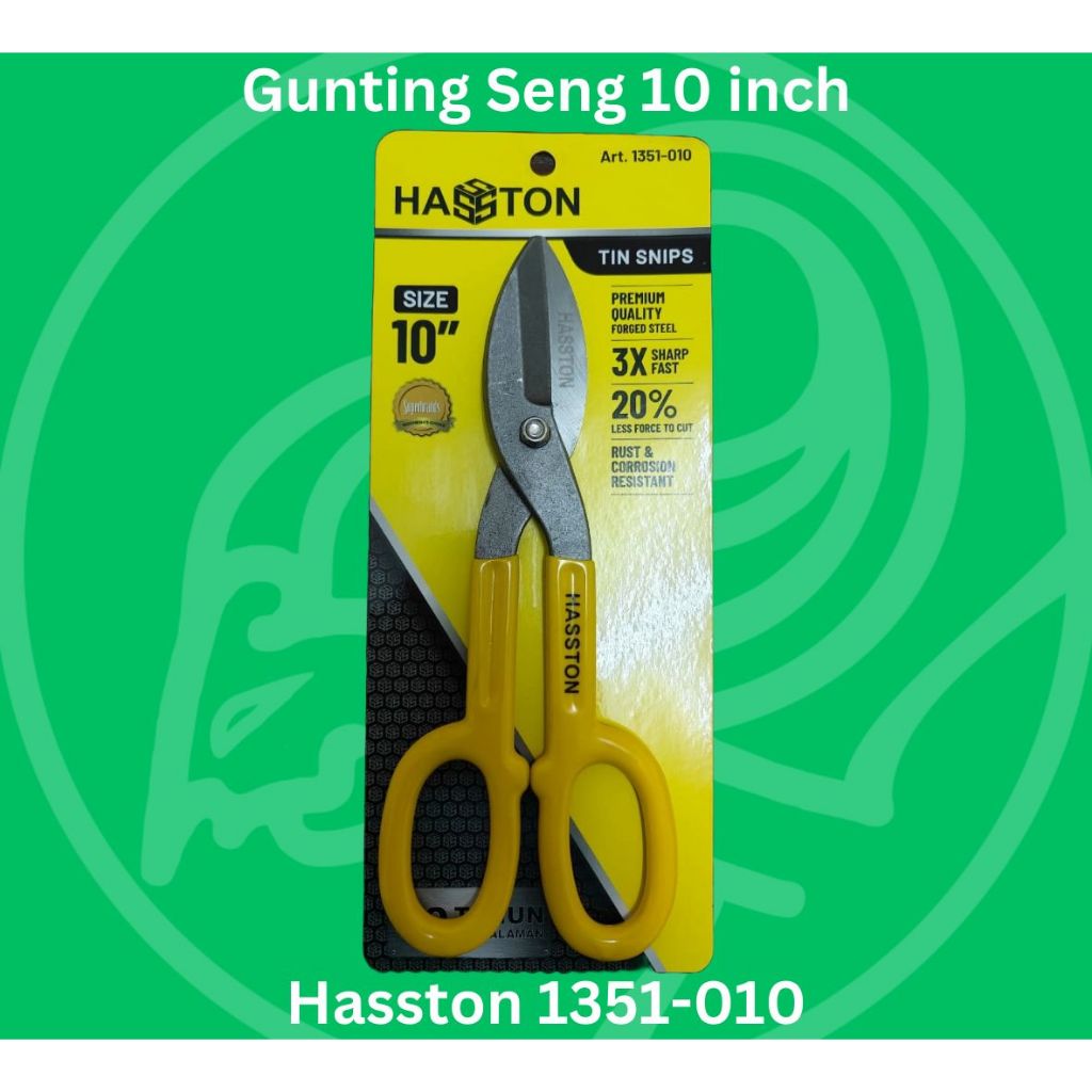 HASSTON 1351-010 Gunting Seng Plat Besi 10" HASSTON Tin Snip / Gunting Potong Seng Pelat Tipis Besi