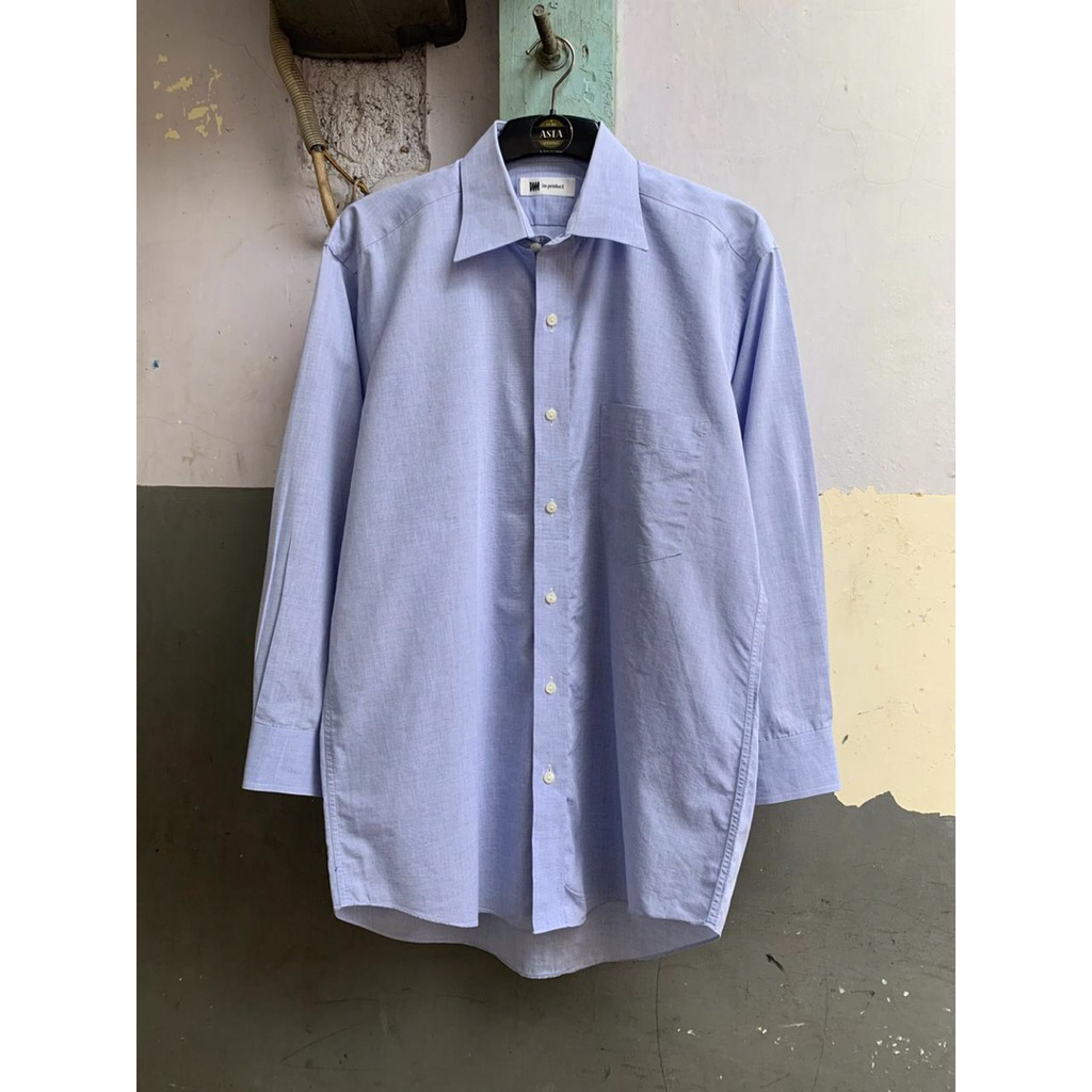 kemeja lengan panjang issey/miyake size L preloved