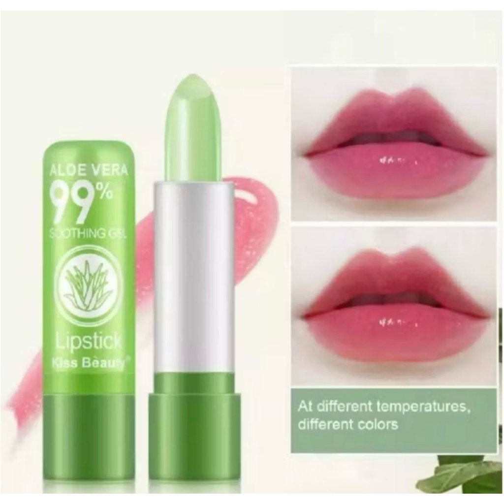 Lipstik aloe vera 99% lipbalm lipserum soothing gel