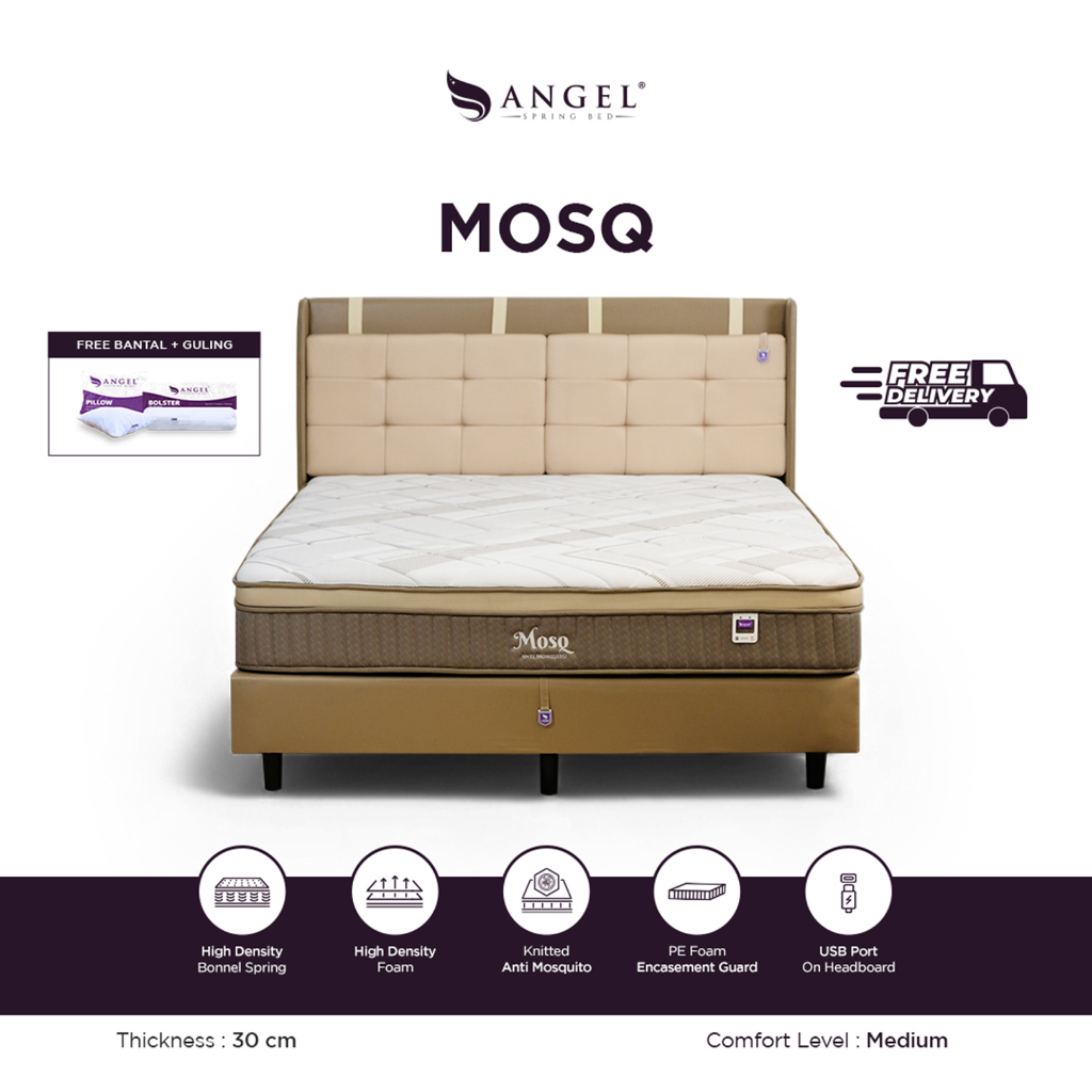 Springbed Type MOSQ by Angel Springbed -  Fullset