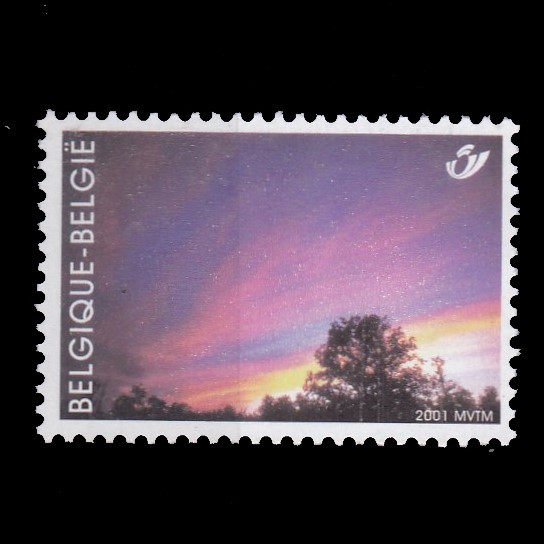 S0153 Prangko Belgia 2001 Death Announcement Stamp - Without Value Specification 1v Mnh