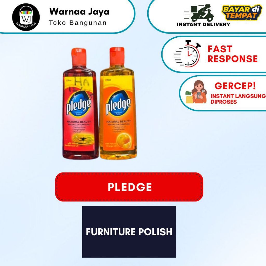 Pledge Furniture Polish Oil 170ML,Pembersih Furniture