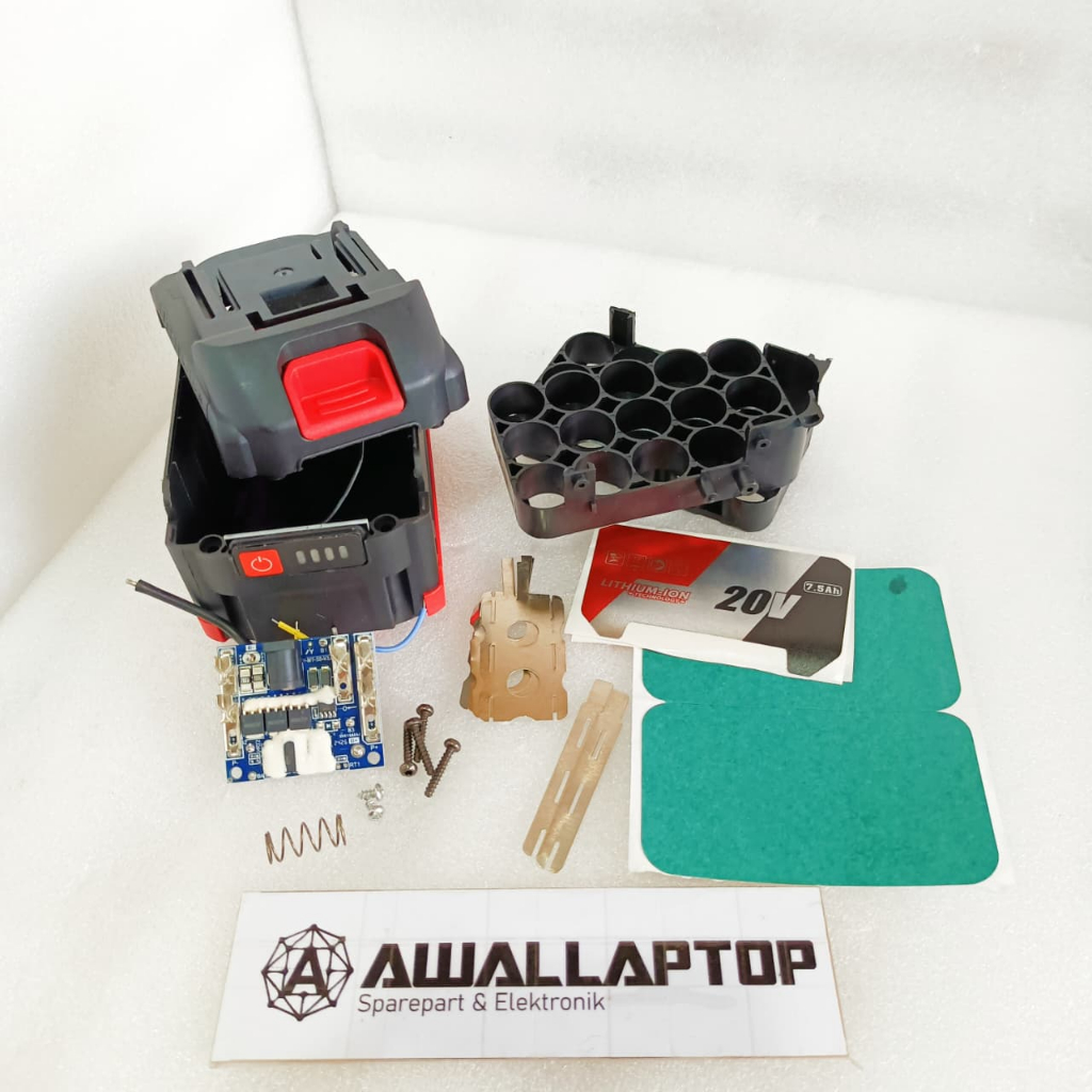 Whiskeria_ Case Baterai 18650 Cordless Soket Lxt Makita 15Cell Tools Bor Set Bms