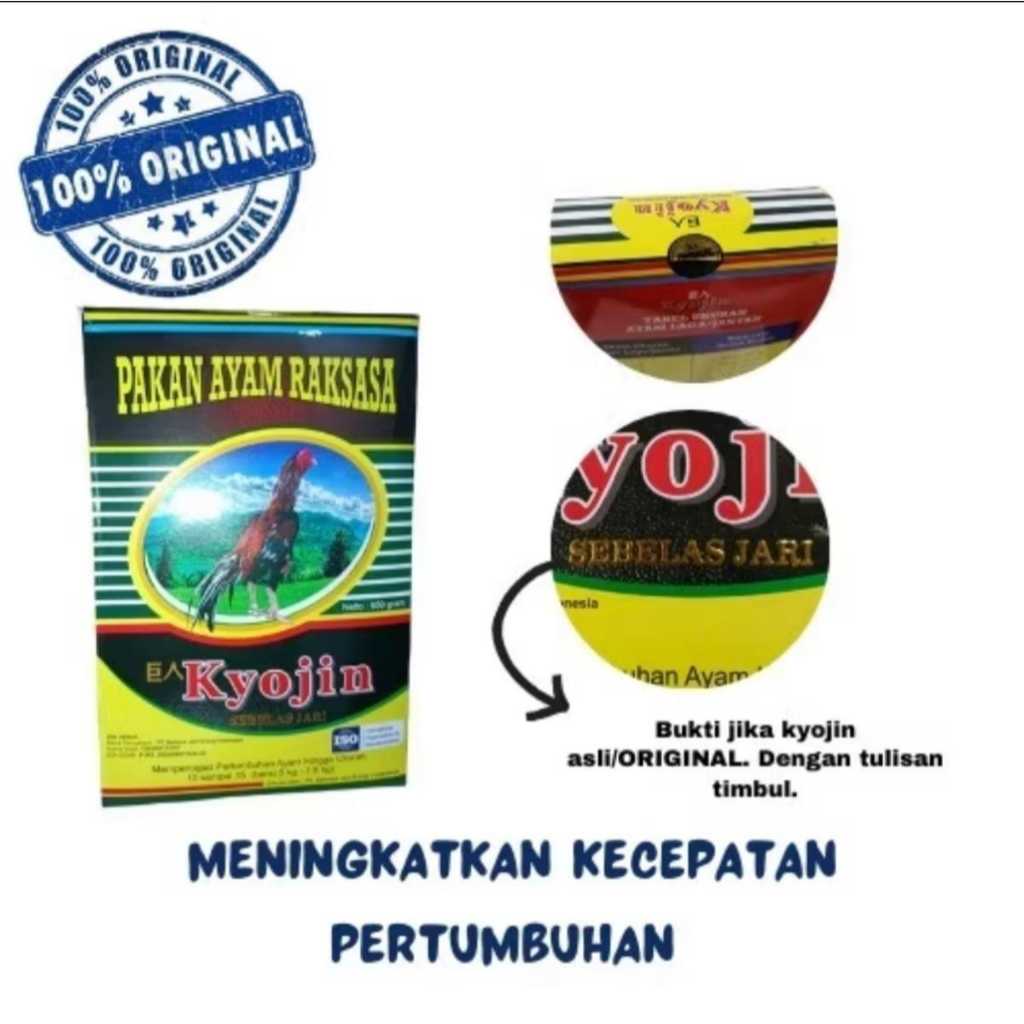 Kyojin Pakan Ayam Bangkok Tarung Raksasa Laga Jago 950gr Original Asli
