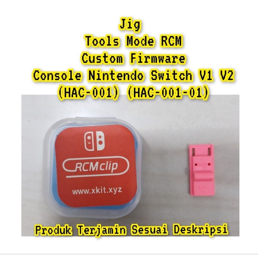 Jig RCM Tools Custom Firmware Console Nintendo Switch V1 V2 HAC-001 HAC-001-01