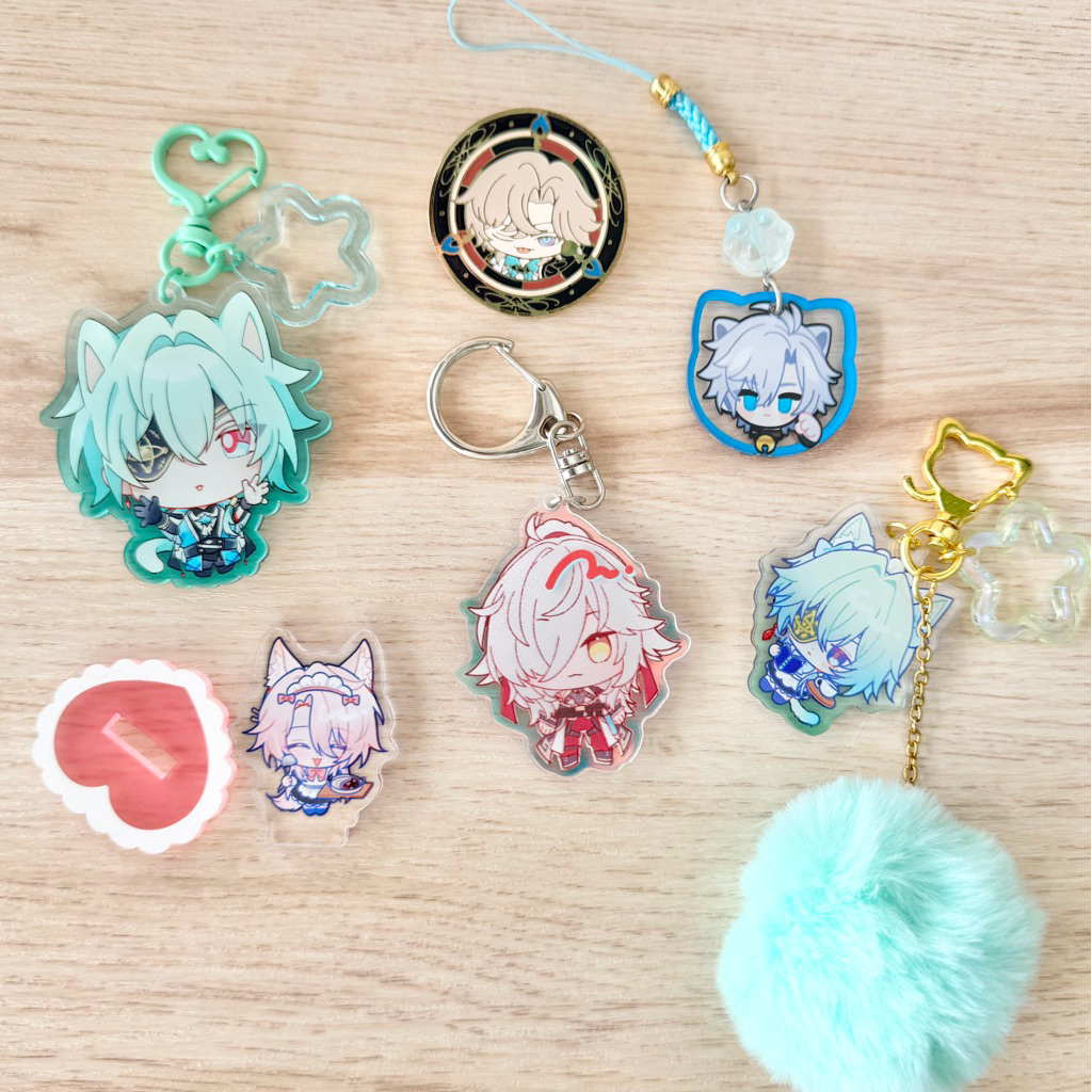 PRELOVED Various HSR anaxa phainon jingyuan male trailblazer merch merchandise chamrony festival sta