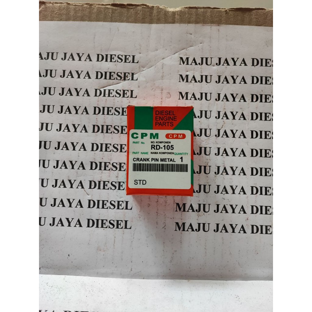 Metal Jalan / Crank Pin Metal / Conrod Bearing Mesin Diesel Kubota RD 105 Kubota