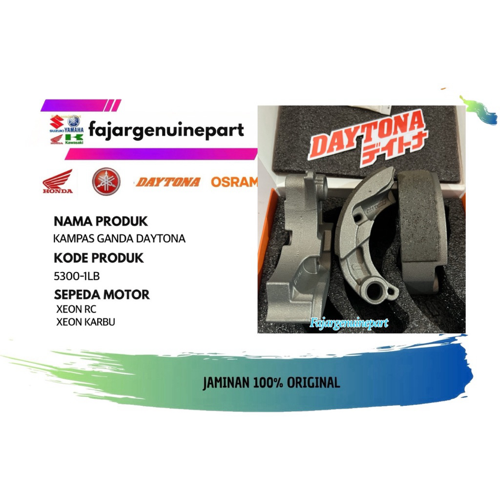 DAYTONA KAMPAS GANDA OTOMATIS XEON KARBU XEON RC INJEKSI KODE 5300 100% ORIGINAL DAYTONA