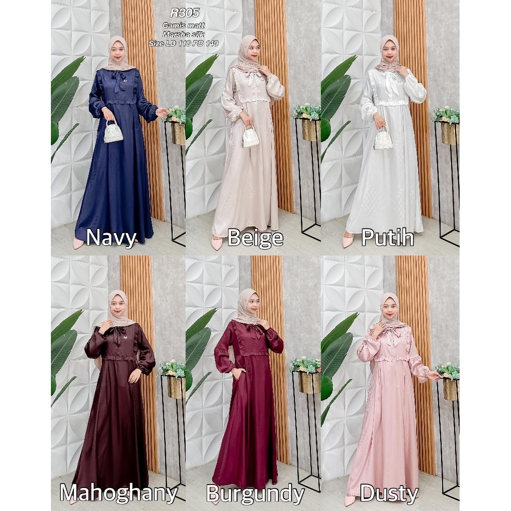 Ribyka R305 Gamis Marsha Silk