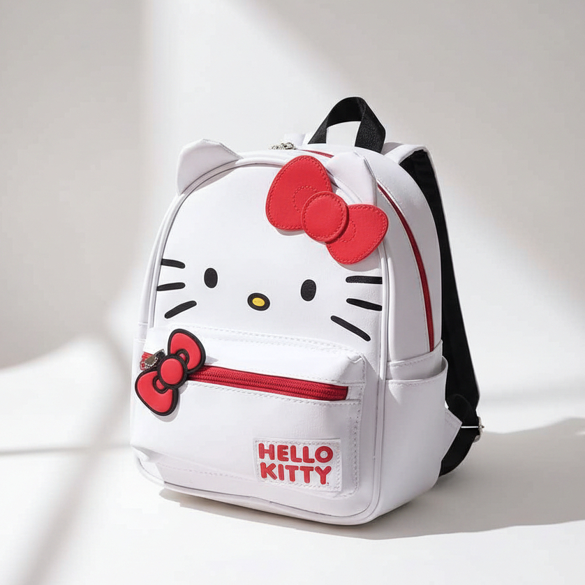 [TAS MURAH] Hello Kitty Ransel Mini Wanita Lucu Tas Kecil Anak Perempuan Kulit Sintetis TasWanitaEE