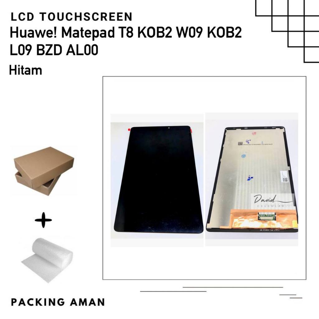 Lcd Touchscreen Tab Huawe1 Matepad T8 KOB2 W09 KOB2 L09 BZD AL00 Fullset