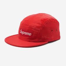 SUPREME LIQUID SILK CAMP CAP RED